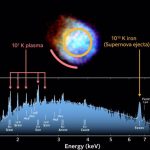 Red-hot iron in supernova remnant N132D