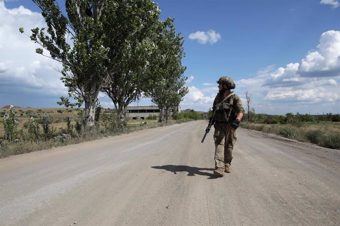 File - Archive image of a serviceman of the Armed Forces of Ukraine