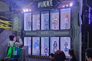 NIKKE's space at Tokyo Game Show 2024 was one of the busiest (image via GAMETOC)