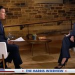 Vice President Kamala Harris participates in an interview on Fox News.