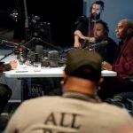 Vice President Kamala Harris participates in an interview with morning show co-host Charlamagne Tha God