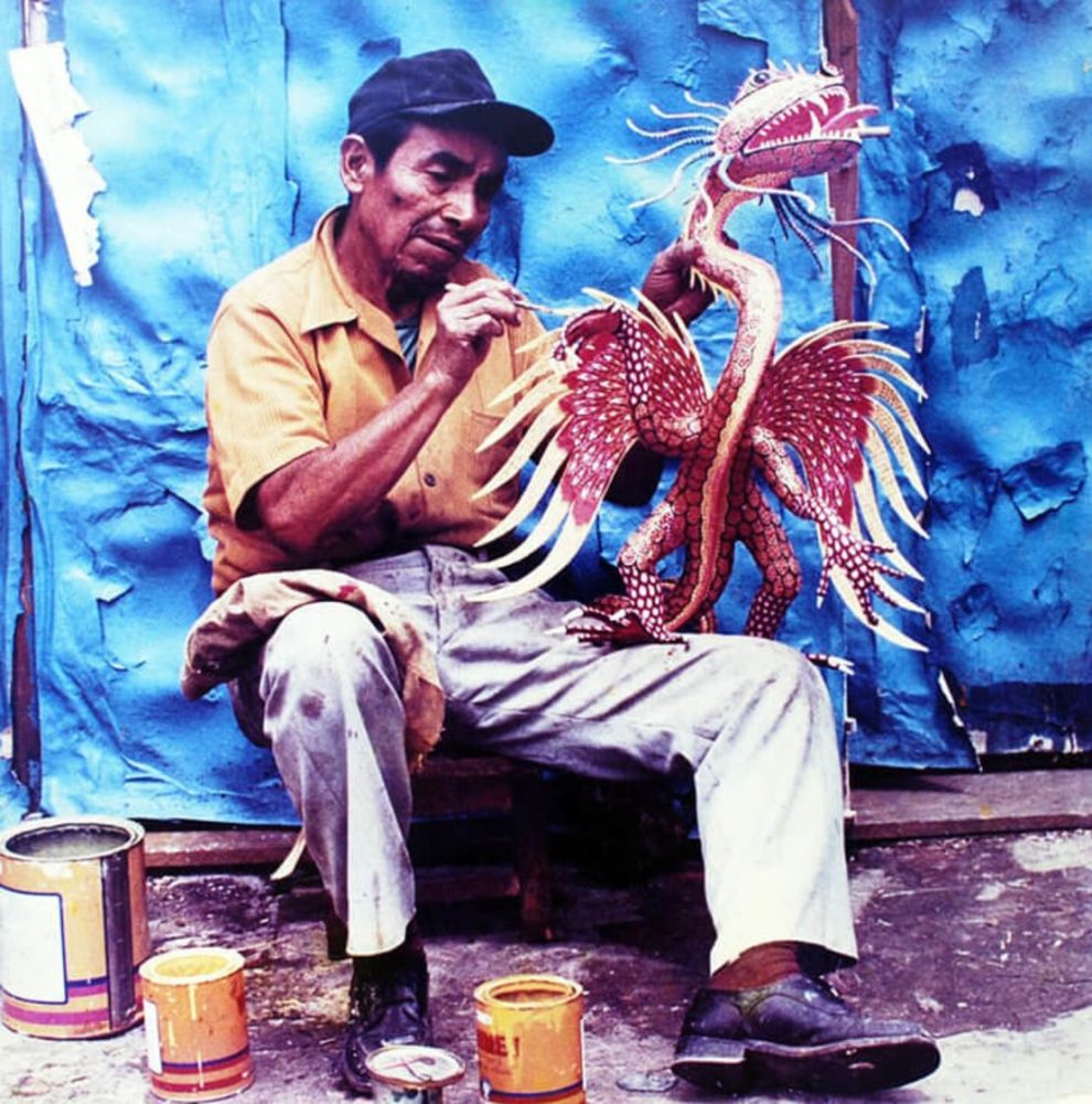 Pedro Linares is the creator of the alebrijes, Cultural Heritage of Mexico City.