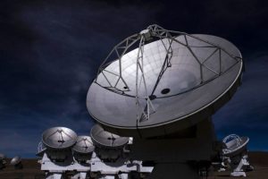 The Atacama Large Millimeter/submillimeter Array (ALMA) project in northern Chile.