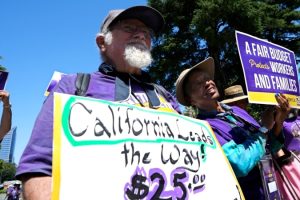 California health workers receive raises with new minimum wage law