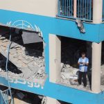 File - Israeli bombing of a UNRWA school in the Gaza Strip