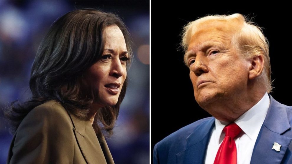 Vice President Kamala Harris and former President Donald Trump.