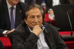 Former Peruvian president Alejandro Toledo is sentenced to 20 years in prison for receiving bribes from Odebrecht