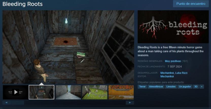 Bleeding Roots and its horror await you for free on Steam