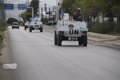 Italian UNIFIL troops locate explosive devices on the access road to one of their bases