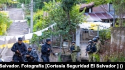 Security fence in Cabañas, El Salvador, installed on August 1, 2023, six months after five environmental leaders were captured [Cortesía Seguridad El Salvador ]