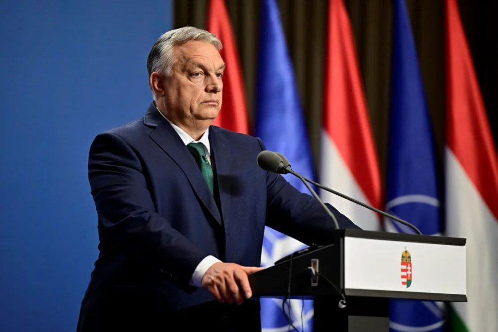 Hungarian Prime Minister Viktor Orbán in Budapest on June 12, 2024. Credit: Marton Monus/Reuters.