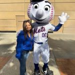 Flushing and Queens native Jasmine Buzeta at the Mets game on October 9