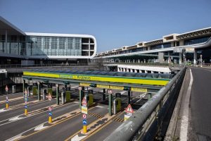 The international airport is the second busiest in Italy by number of passengers.