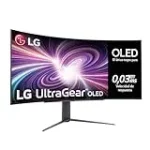 LG 45GS96QB-B - Ultragear 45 Inch Monitor, OLED Screen, 3440x1440, 21:9, 0.03 ms, 240 Hz, G-Sync Compatible and FreeSync Premium Pro, Purple