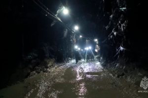 One dead and 12 people trapped underground at a Colorado mining tourist attraction