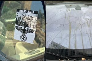 Mónica García denounces the vandalization of her car with Nazi symbols