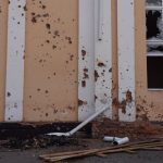 File - August 23, 2024, Sudzha, Ukraine: Damaged facade of a building is seen in Sudzha. Ukraine conducts an incursion into Russia's Kursk region and has seized territory, including occupying Sudzha and captured Russian soldiers as prisoners of war. Ukraine