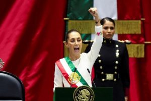 Sheinbaum in her first speech as president of Mexico