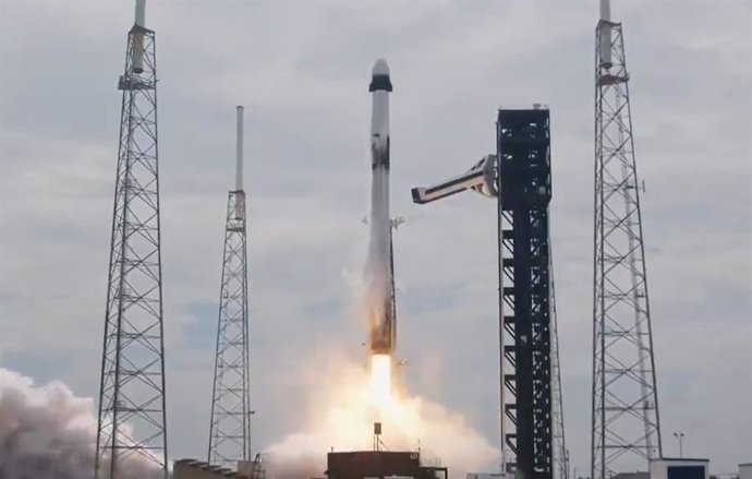 Falcon 9 takes off with the Crew 9 mission