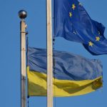 Archive - Flag of Ukraine and the European Union