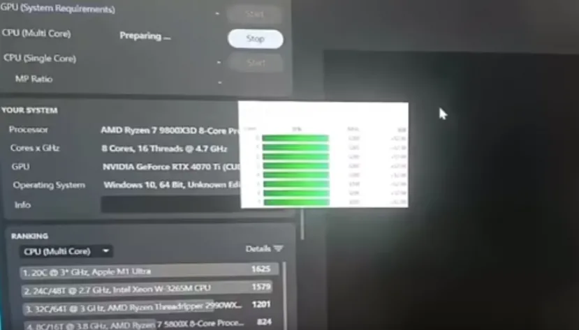 Geeknetic The AMD Ryzen 7 9800X3D will have a base speed of 4.7 GHz much higher than the 9700X. Will go up to 5.2 GHz with multi-core Boost 1