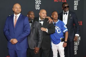 In this May 2019 photo, Kevin Richardson, Antron Brown, Raymond Santana Jr, Korey Wise and Yusef Salaam, known collectively as the