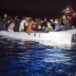 File - March 16, 2024, Libyan Sar Zone, Libya: Migrants seen on a fiberglass boat rescued by MSF. During the night of March 16, 2024, the MSF crew intercepted a small fiberglass boat full of migrants navigating towards Europe in the Libyan SAR zone. Th