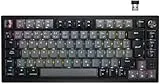 CORSAIR K65 PLUS WIRELESS 75% RGB Hot Swappable Mechanical Gaming Keyboard - Pre-Lubricated CORSAIR MLX Red Linear Switches - Soundproofing - PBT Keyboards - QWERTY ES - Black