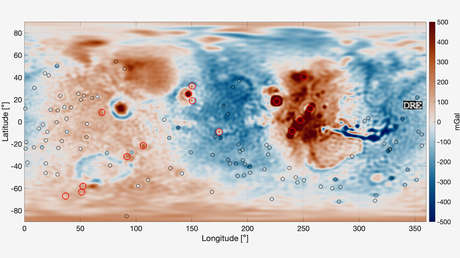 They discover mysterious structures hidden under the surface of Mars