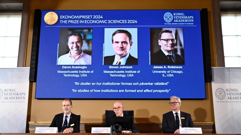 Three experts win the Nobel Prize in Economics for investigating the differences in prosperity between countries