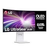 LG 39GS95QE-W - Ultragear Monitor, OLED WQHD, 39 Inch, 3440x1440, 21:9, 0.03 ms, 240 Hz, F Rating, Micro Lens Array + Technology, DisplayHDR True Black 400, White