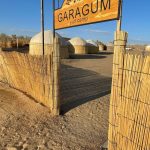 Garagum is one of three permanent camps located near the crater. Credit: Joe Yogerst