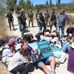 File - Protest against Israeli settlements near Bethlehem