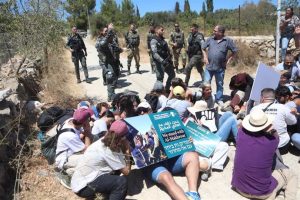 File - Protest against Israeli settlements near Bethlehem