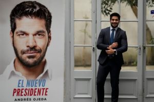 Uruguay's "new politics" bears the face of Andrés Ojeda, the candidate who wants to make people fall in love