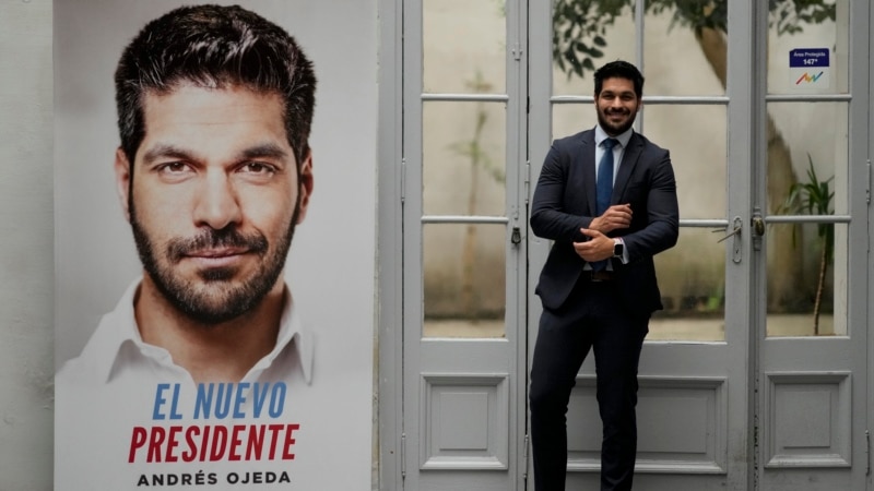 Uruguay's "new politics" bears the face of Andrés Ojeda, the candidate who wants to make people fall in love