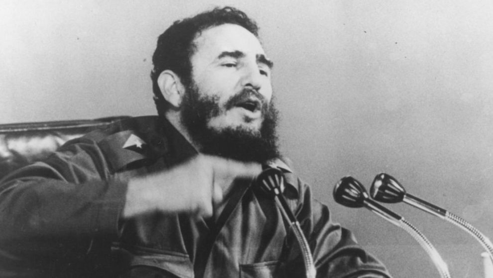 Fidel Castro, leader of the Cuban Revolution.