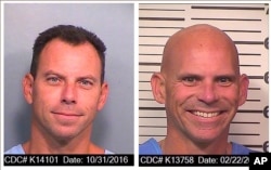 Both photos were provided by the California Department of Corrections and Rehabilitation. One from October 31, 2016 shows Erik Menéndez, left, and the other photo from February 22, 2018 shows Lyle Menéndez. [Vía AP]