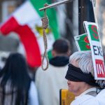 Demonstration against Iran executions, in London