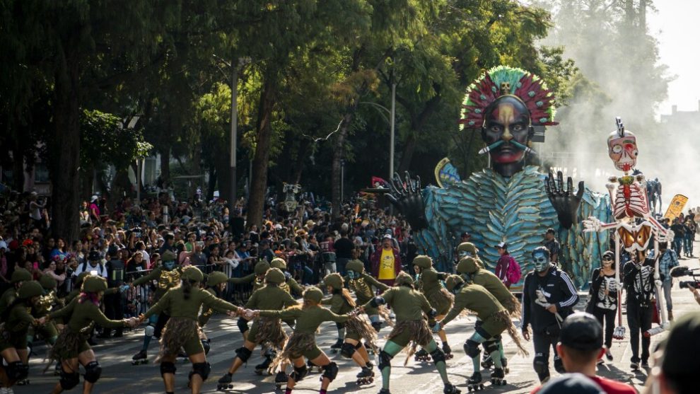 Day of the Dead parade in Mexico