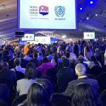 Participants at the opening ceremony of the World Urban Forum in Cairo.