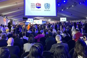 Participants at the opening ceremony of the World Urban Forum in Cairo.