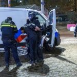 Three people were arrested for participating in Monday night's riots in Amsterdam.