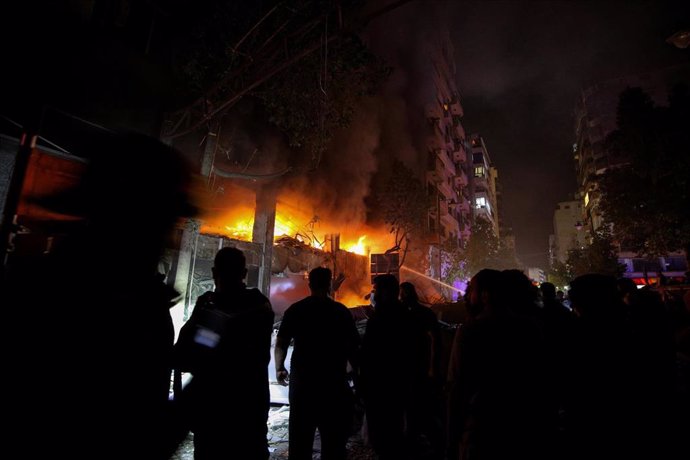 Israeli bombing in Beirut