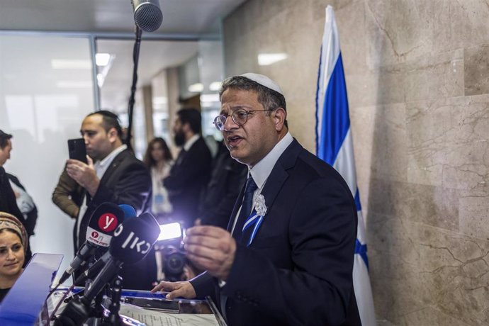 File - Israel's National Security Minister Itamar Ben Gvir