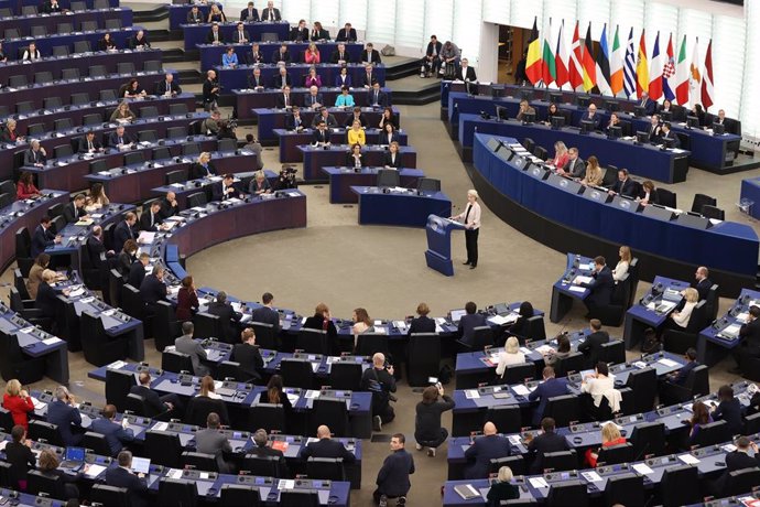 Headquarters of the European Parliament.