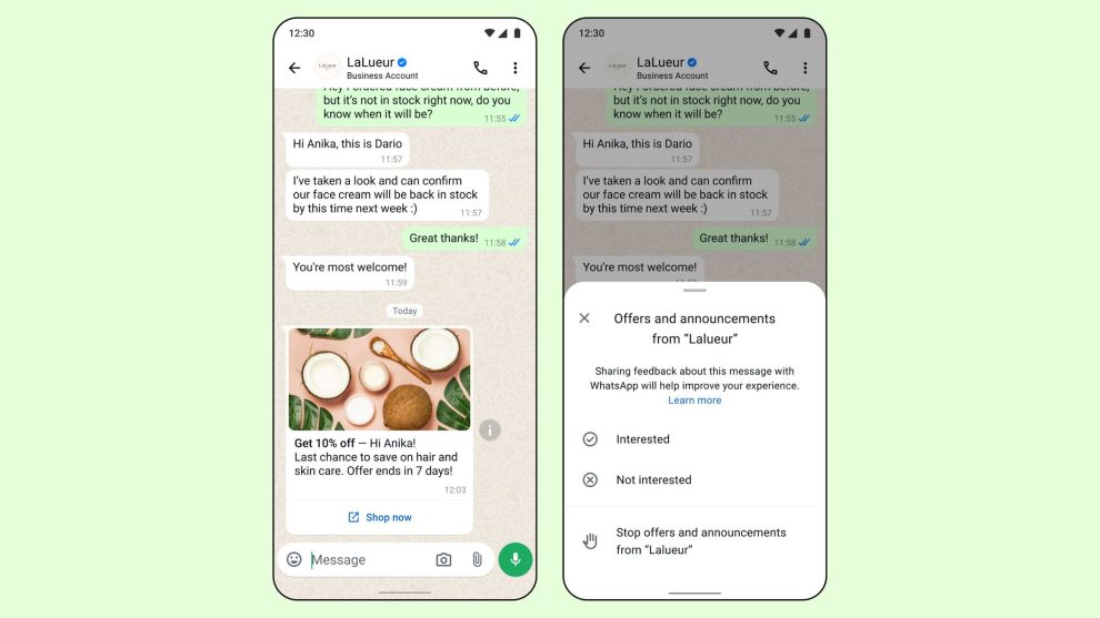 Goodbye to WhatsApp spam: they create a function to get out of unwanted advertising groups