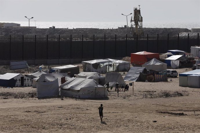 Archive - May 9, 2024, Rafah, Gaza Strip, Palestinian Territory: A camp for internally displaced Palestinians near the border with Egypt, in Rafah, southern Gaza Strip, 09 May 2024 (issued 10 May 2024). The Israel Defense Forces (IDF) on 06 May called on