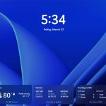 Page Lock Widgets Windows 11