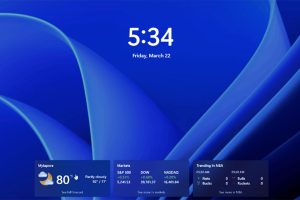 Page Lock Widgets Windows 11